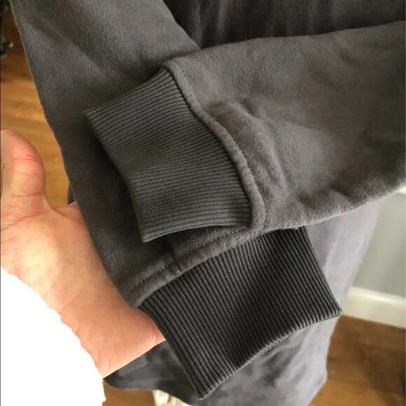 Thakoon Open Back Gray Sweatshirt Dress round neck long sleeeves,size medium - Picture 8 of 12